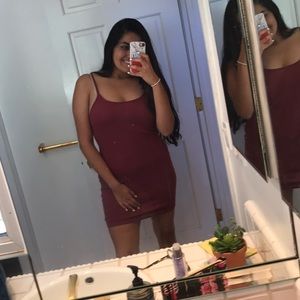 Hot Pink Mini Bodycon Dress